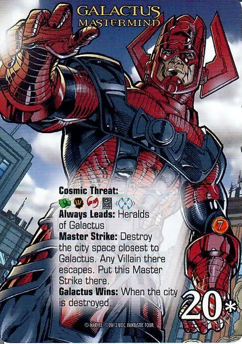 Mastermind card — Galactus (Fantastic Four set)